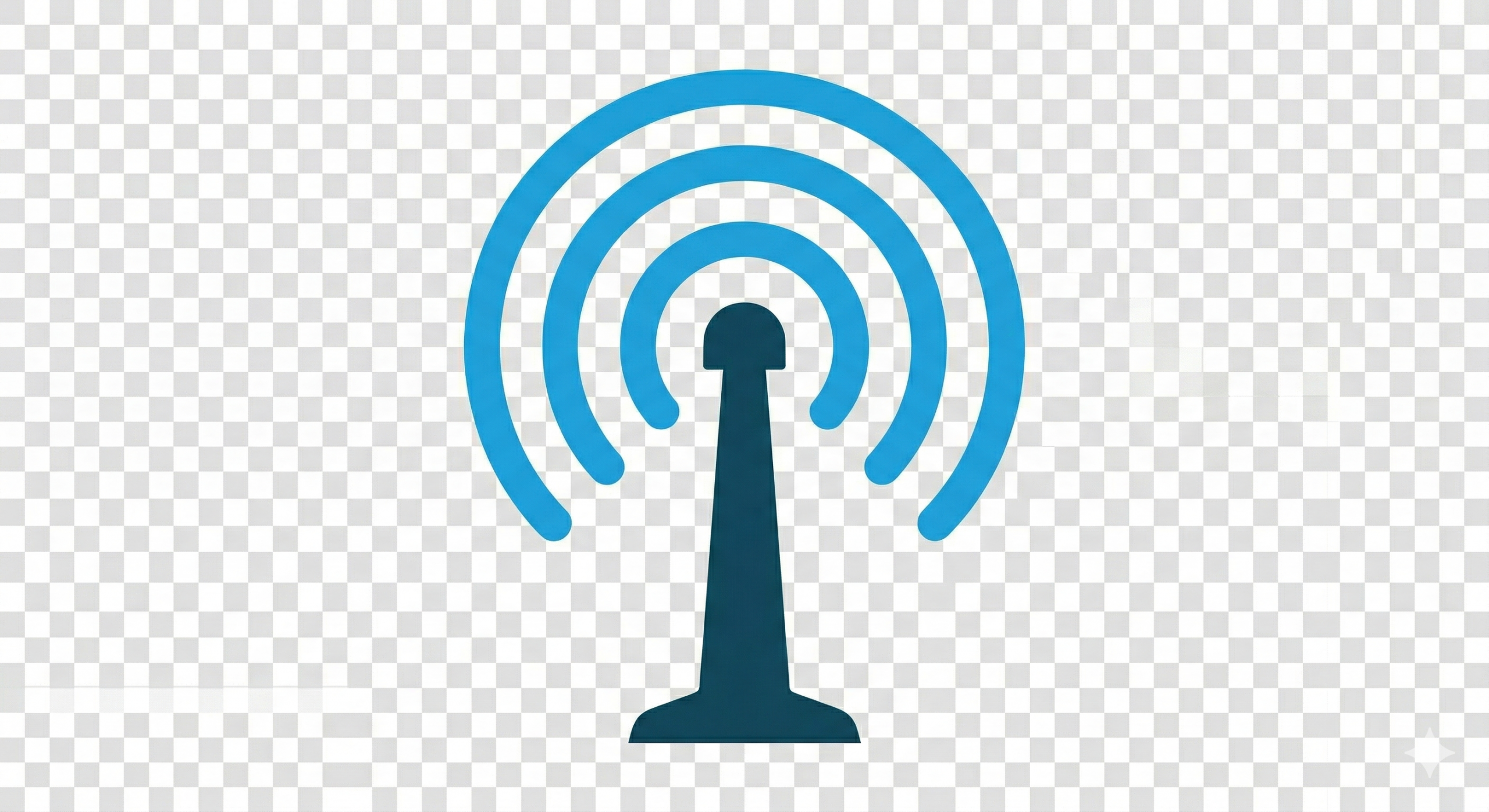 Proprietary ZigBee gateway icon — wireless tracker communication